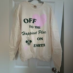 MyOhMySupplyCo Disneyland Off to the Happiest Place On Earth Unisex Crewneck XL